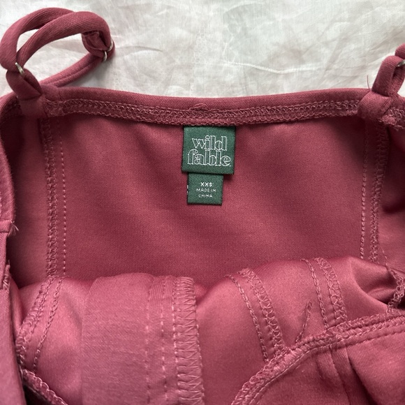 Women's Corset Mini Knit Bodycon Dress - Wild Fable Mauve XXS NWT - Picture 4 of 6